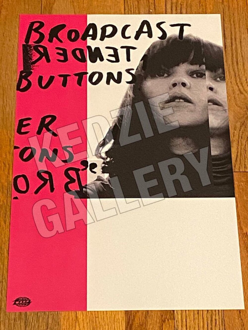 Broadcast the band 2005 Tender Buttons Vinyl CD Warp Records Store Promo Poster